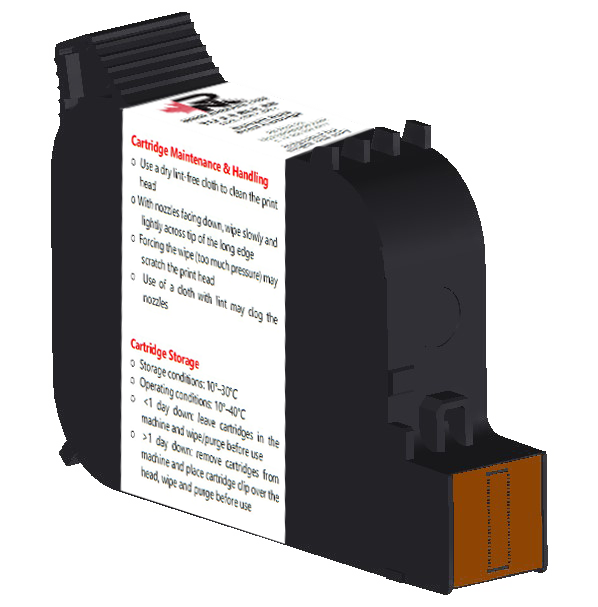 100-1561-801 RNJet TIJ 2.5 BLACK SG Cartridge for Non-Porous